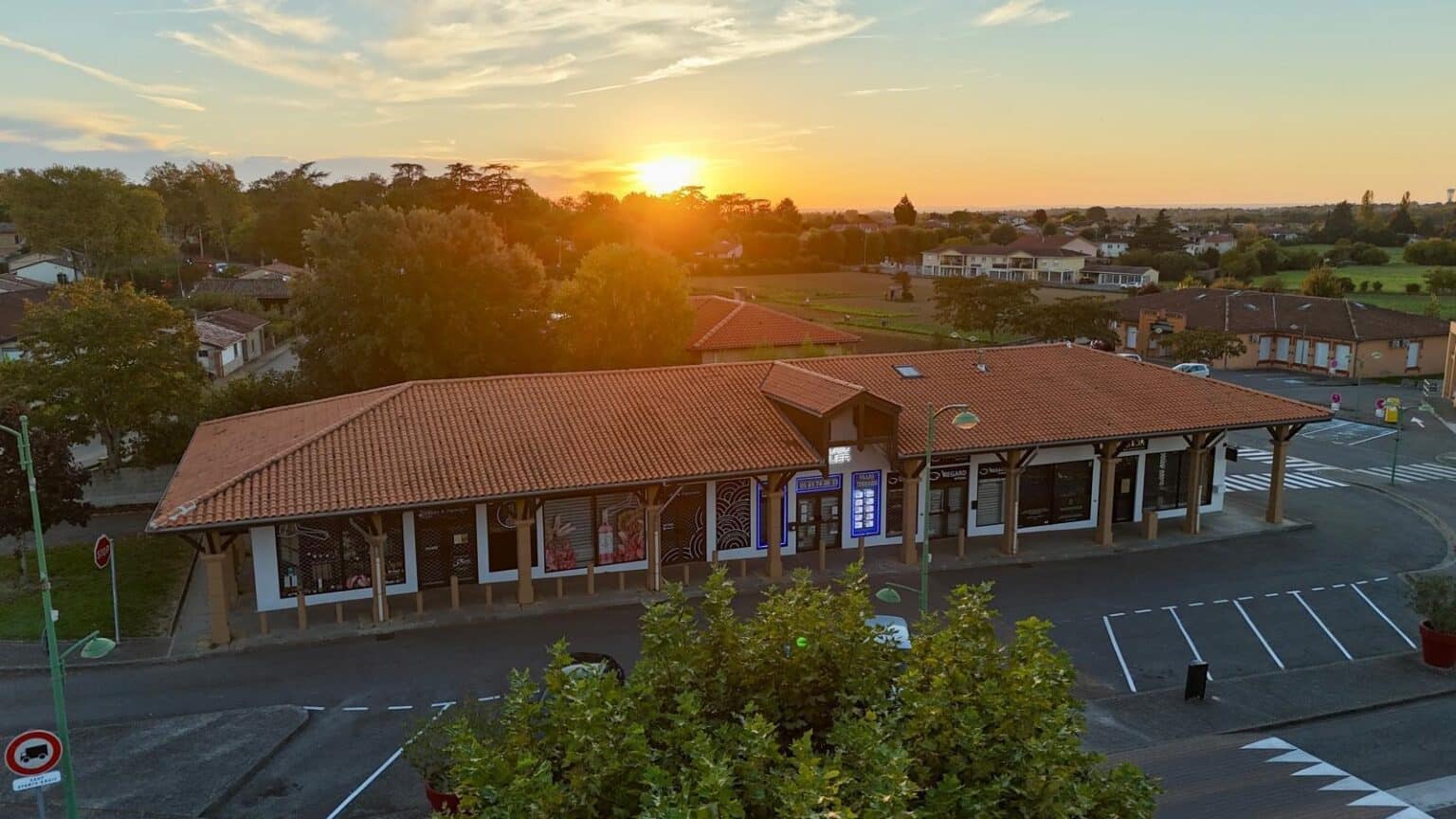 Vue globale de la ville de Castelmaurou